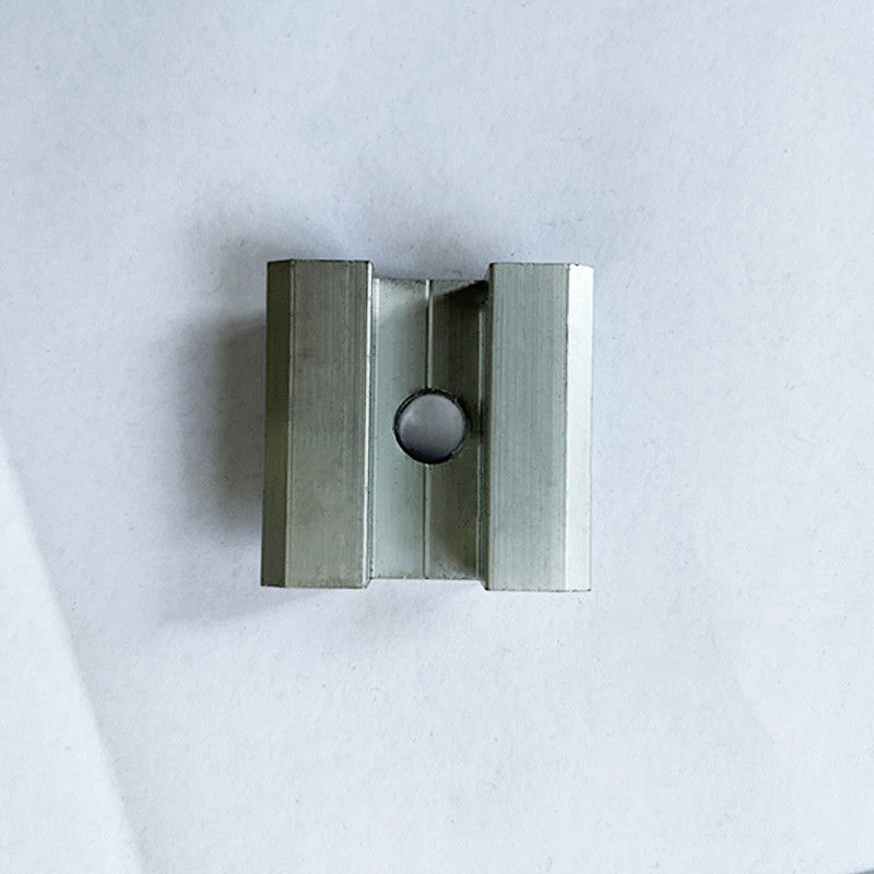 3.0mm ila 4.5mm Alüminyum Güneş Paneli Orta Kelepçe Pv Montaj Kiti Hızlı Kurulum