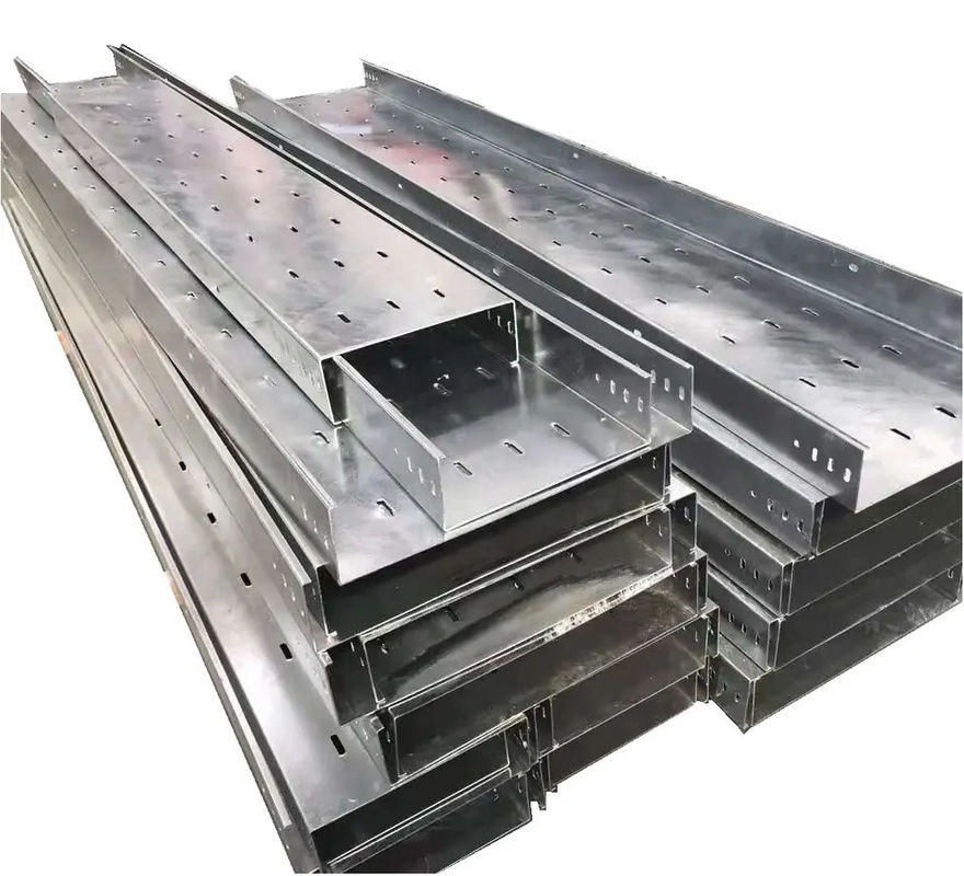 Vida Kurulumu Sıcak Daldırma Galvanizli Delikli Kablo Kanalı 1.5-2.5mm Kalınlık