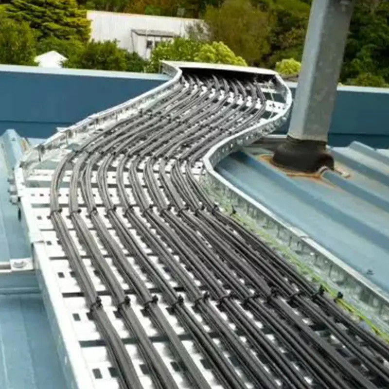 1.5 - 2.5mm Merdiven Tipi Kablo Kanalı Galvanizli Çelik Kablo Kanalı Korozyon Direnci