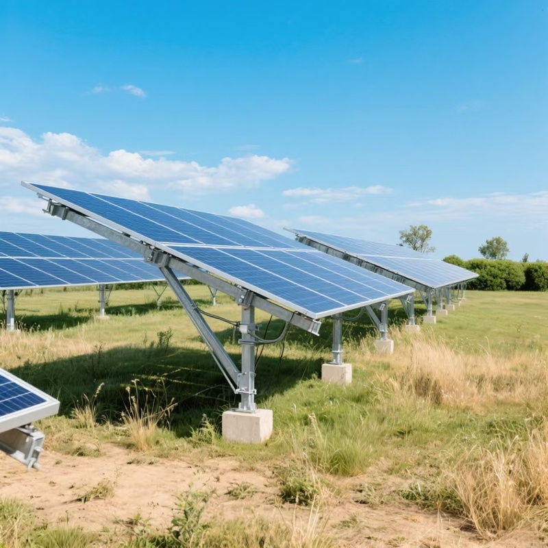 Fotovoltaik Yer Montaj Yapısı Güneş Enerjisi Santrali için Güneş Yer Montaj Sistemi