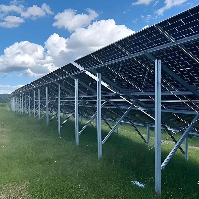 Fotovoltaik Yer Montaj Yapısı Güneş Enerjisi Santrali için Güneş Yer Montaj Sistemi
