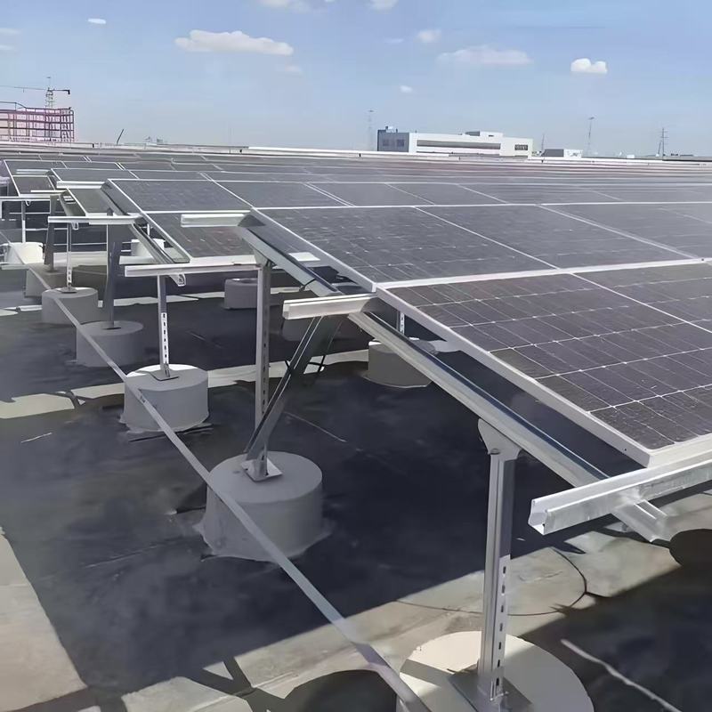 Metal Çatılar için Uygun Güneş Paneli Çatı Montaj Braketleri, Hızlı Kurulum ve Ticari Güneş Enerjisi Sistemleri için Destek Sunar