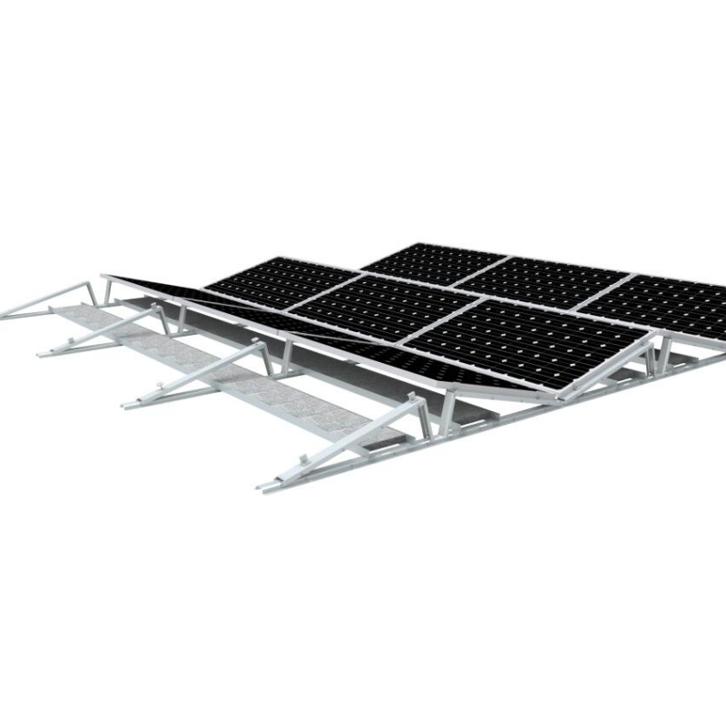 Aluminum Alloy Solar Panel Mounting Brackets for and Durability Anodized Surface for Long Service Life 10- and 25-Year Service Life