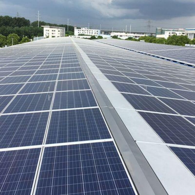 Solar Panel Roof Mounting Brackets Providing Installation and Durable Support for Commercial Solar Panels on Metal Roofs