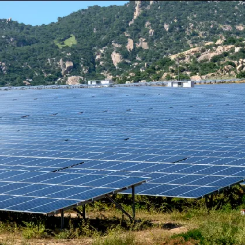 Ground Solar Mounting Brackets providing a mounting system with adjustable tilt and strong resistance to environmental loads